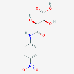 molecular formula C10H10N2O7 B1314405 (-)-4'-硝基酒石酸 CAS No. 206761-80-0