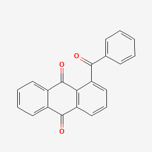 molecular formula C21H12O3 B13144071 1-Benzoylanthracene-9,10-dione CAS No. 61726-79-2