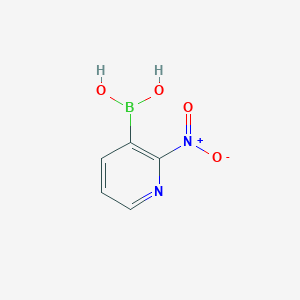 molecular formula C5H5BN2O4 B13144109 (2-Nitropyridin-3-yl)boronic acid 