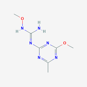 1-Methoxy-2-(4-methoxy-6-methyl-1,3,5-triazin-2-yl)guanidine