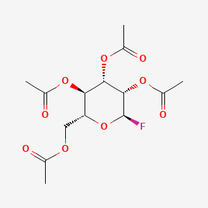 molecular formula C14H19FO9 B1314413 2,3,4,6-四-O-乙酰基-α-D-甘露糖基氟化物 CAS No. 2823-44-1