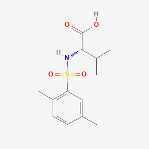 molecular formula C13H19NO4S B13144186 Valine,N-[(2,5-dimethylphenyl)sulfonyl]- 