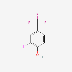 molecular formula C7H4F3IO B1314424 2-Iodo-4-(trifluoromethyl)phenol CAS No. 463976-21-8