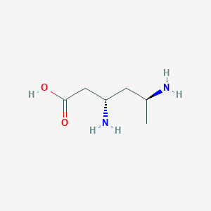 (3S,5S)-3,5-diaminohexanoic acid