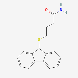 Butanamide, 4-(9H-fluoren-9-ylthio)-