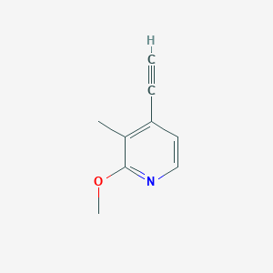 4-Ethynyl-2-methoxy-3-methylpyridine