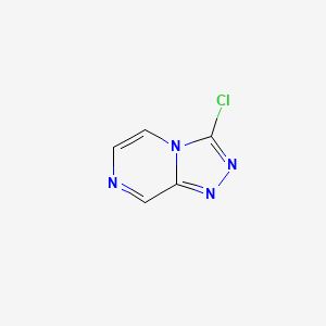 molecular formula C5H3ClN4 B13144313 3-Chloro-[1,2,4]triazolo[4,3-a]pyrazine 