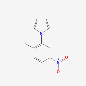 molecular formula C11H10N2O2 B1314458 1-(2-甲基-5-硝基苯基)-1H-吡咯 CAS No. 94009-16-2