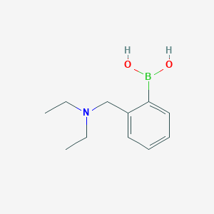 molecular formula C11H18BNO2 B1314464 (2-((二乙基氨基)甲基)苯基)硼酸 CAS No. 95753-24-5