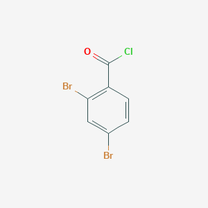 molecular formula C7H3Br2ClO B1314478 2,4-二溴苯甲酰氯 CAS No. 59615-16-6