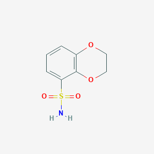 molecular formula C8H9NO4S B1314480 2,3-二氢-1,4-苯并二噁英-5-磺酰胺 CAS No. 87474-16-6