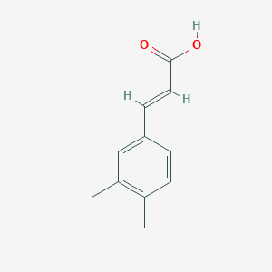 molecular formula C11H12O2 B1314487 (2E)-3-(3,4-二甲苯基)丙烯酸 CAS No. 60521-25-7