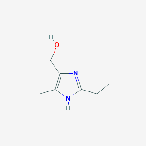 molecular formula C7H12N2O B1314488 (2-乙基-4-甲基-1H-咪唑-5-基)甲醇 CAS No. 94887-76-0