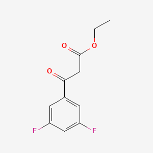 molecular formula C11H10F2O3 B1314489 3-(3,5-二氟苯基)-3-氧代丙酸乙酯 CAS No. 359424-42-3