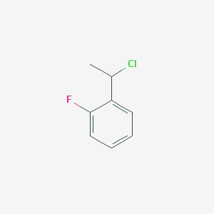B1314499 1-(1-Chloroethyl)-2-fluorobenzene CAS No. 60907-87-1