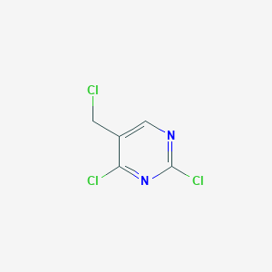 molecular formula C5H3Cl3N2 B1314503 2,4-二氯-5-(氯甲基)嘧啶 CAS No. 7627-38-5