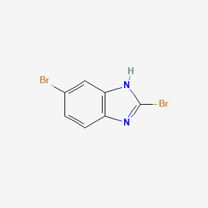 molecular formula C7H4Br2N2 B1314508 2,6-二溴-1H-苯并咪唑 CAS No. 106072-43-9