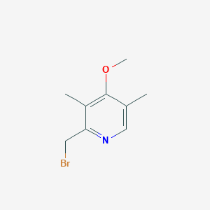 molecular formula C9H12BrNO B1314512 2-(溴甲基)-4-甲氧基-3,5-二甲基吡啶 CAS No. 780752-32-1