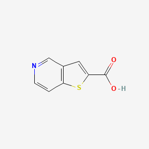 molecular formula C8H5NO2S B1314513 噻吩并[3,2-C]吡啶-2-甲酸 CAS No. 86236-37-5