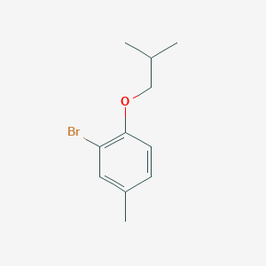 B1314516 2-Bromo-1-isobutoxy-4-methylbenzene CAS No. 99857-52-0