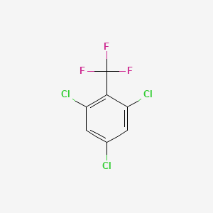 molecular formula C7H2Cl3F3 B1314521 1,3,5-三氯-2-(三氟甲基)苯 CAS No. 567-59-9
