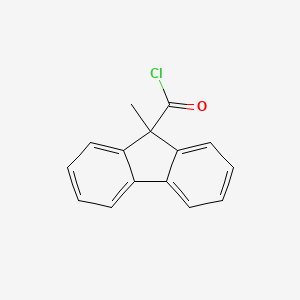 molecular formula C15H11ClO B1314522 9-甲基芴-9-羰基氯化物 CAS No. 82102-37-2