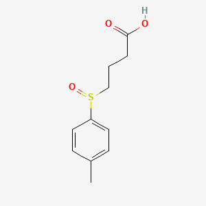 molecular formula C11H14O3S B1314538 4-[(4-甲苯基)亚磺酰基]丁酸 CAS No. 100059-07-2