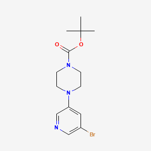 B1314547 Tert-butyl 4-(5-bromopyridin-3-yl)piperazine-1-carboxylate CAS No. 412348-60-8