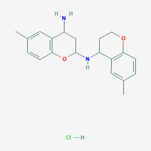 6-Methyl-N2-(6-methylchroman-4-yl)chroman-2,4-diamine hydrochloride