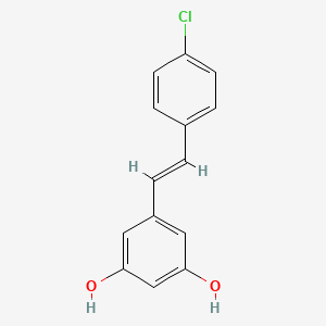 5-[(1E)-2-(4-chlorophenyl)ethenyl]-1,3-Benzenediol