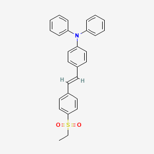 4-(4-(Ethylsulfonyl)styryl)-N,N-diphenylaniline