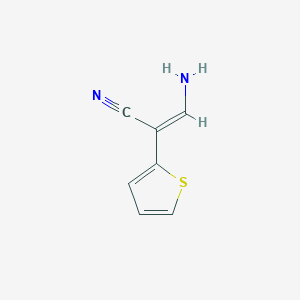 3-Amino-2-(thiophen-2-yl)acrylonitrile