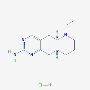 (5aR,9aR)-6-propyl-5a,7,8,9,9a,10-hexahydro-5H-pyrido[2,3-g]quinazolin-2-amine;hydrochloride