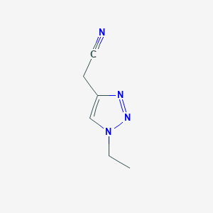 2-(1-Ethyl-1H-1,2,3-triazol-4-yl)acetonitrile