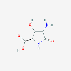 (2S)-4-Amino-3-hydroxy-5-oxopyrrolidine-2-carboxylic acid