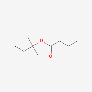 molecular formula C9H18O2 B13145605 tert-Amyl butyrate CAS No. 2050-00-2