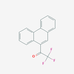 molecular formula C16H9F3O B1314562 9-菲咯烷基三氟甲基酮 CAS No. 163082-41-5