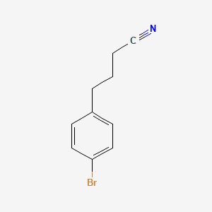 molecular formula C10H10BrN B13145622 4-(4-Bromophenyl)butanenitrile 