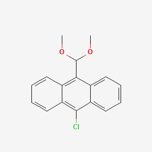 9-Chloro-10-(dimethoxymethyl)anthracene