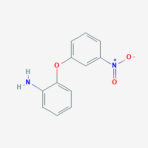 molecular formula C12H10N2O3 B13145640 2-(3-Nitrophenoxy)aniline 