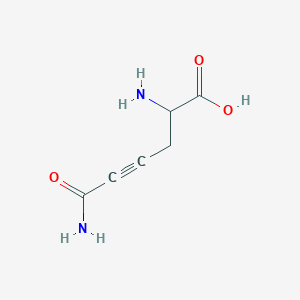 2,6-Diamino-6-oxohex-4-ynoic acid