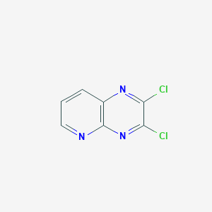 molecular formula C7H3Cl2N3 B1314565 2,3-二氯吡啶并[2,3-b]吡嗪 CAS No. 25710-18-3