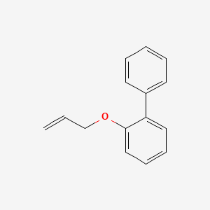molecular formula C15H14O B1314566 1,1'-联苯, 2-(2-丙烯氧基)- CAS No. 20281-39-4
