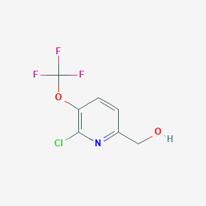 (6-Chloro-5-(trifluoromethoxy)pyridin-2-yl)methanol