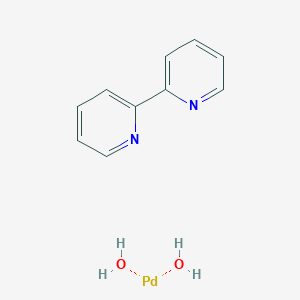 molecular formula C10H12N2O2Pd B13145708 (2,2'-Bipyridine)dihydroxopalladium 