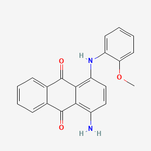 1-Amino-4-((2-methoxyphenyl)amino)anthraquinone