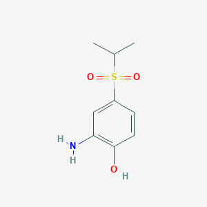 2-Amino-4-(propane-2-sulfonyl)phenol