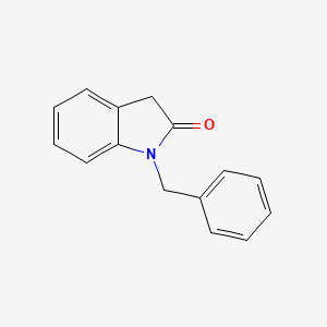 molecular formula C15H13NO B1314575 1-苄基-1,3-二氢-2H-吲哚-2-酮 CAS No. 7135-32-2