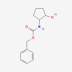 molecular formula C13H17NO3 B1314577 苄基(2-羟基环戊基)氨基甲酸酯 CAS No. 221152-90-5