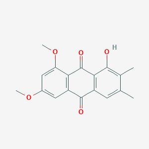 1-Hydroxy-6,8-dimethoxy-2,3-dimethylanthracene-9,10-dione